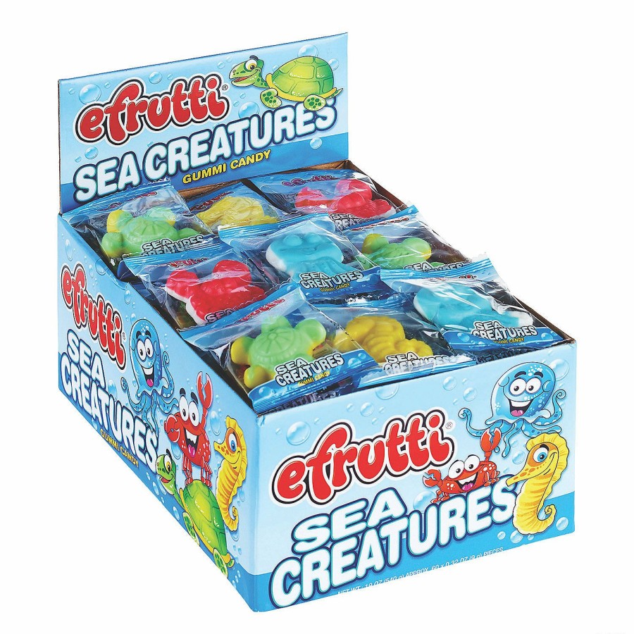 Soft & Chewy Candy * | Efrutti Sea Creatures Gummi Candy 80 Pc.