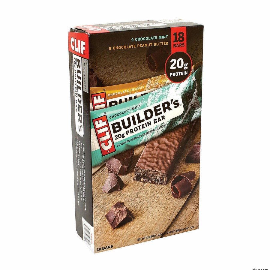 Snacks * | Clif Builder'S 20G Protein Bar Variety Pack, 2.4 Oz, 18 Count