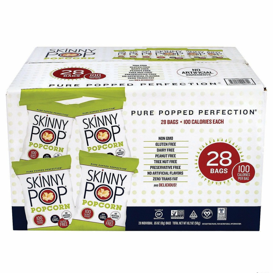 Snacks * | Skinny Pop 100 Calorie Popcorn Snack 28 Pieces