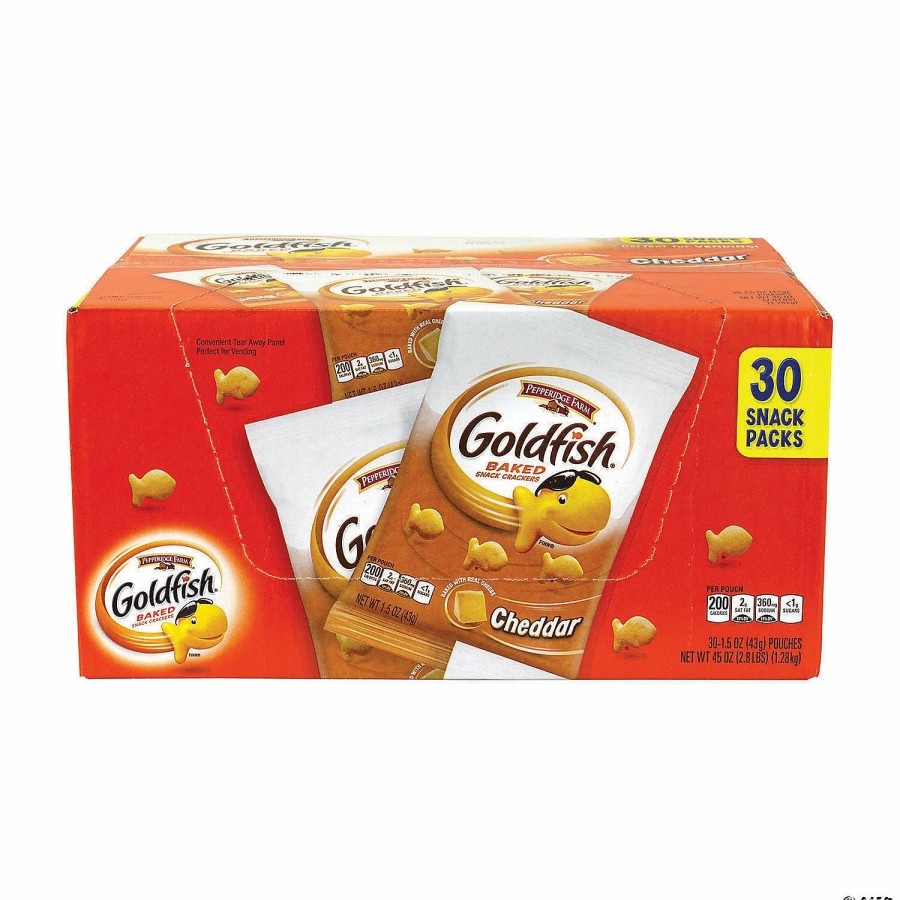 Snacks * | Goldfish Baked Snack Crackers, 1.5 Oz, 30 Count