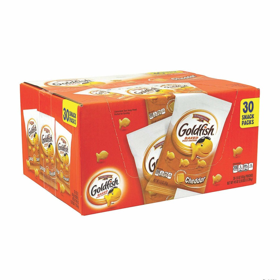 Snacks * | Goldfish Baked Snack Crackers, 1.5 Oz, 30 Count