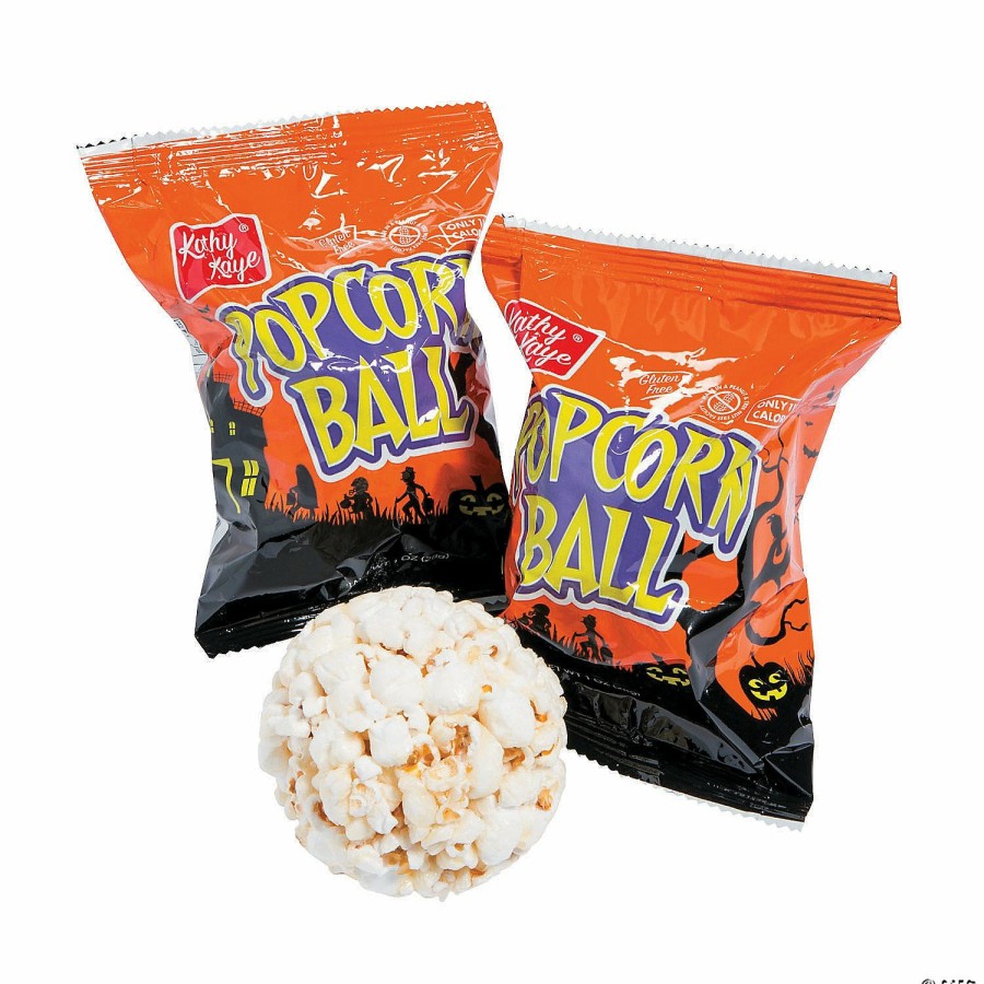 Snacks * | Halloween Popcorn Balls 24 Pc.