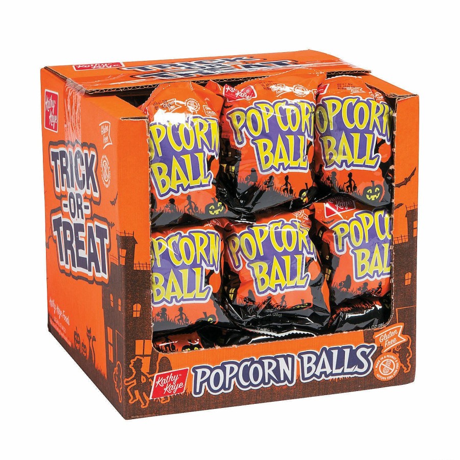 Snacks * | Halloween Popcorn Balls 24 Pc.