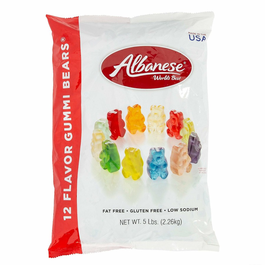 Soft & Chewy Candy * | Albanese Gourmet Gummy Teddy Bears 565 Pc.