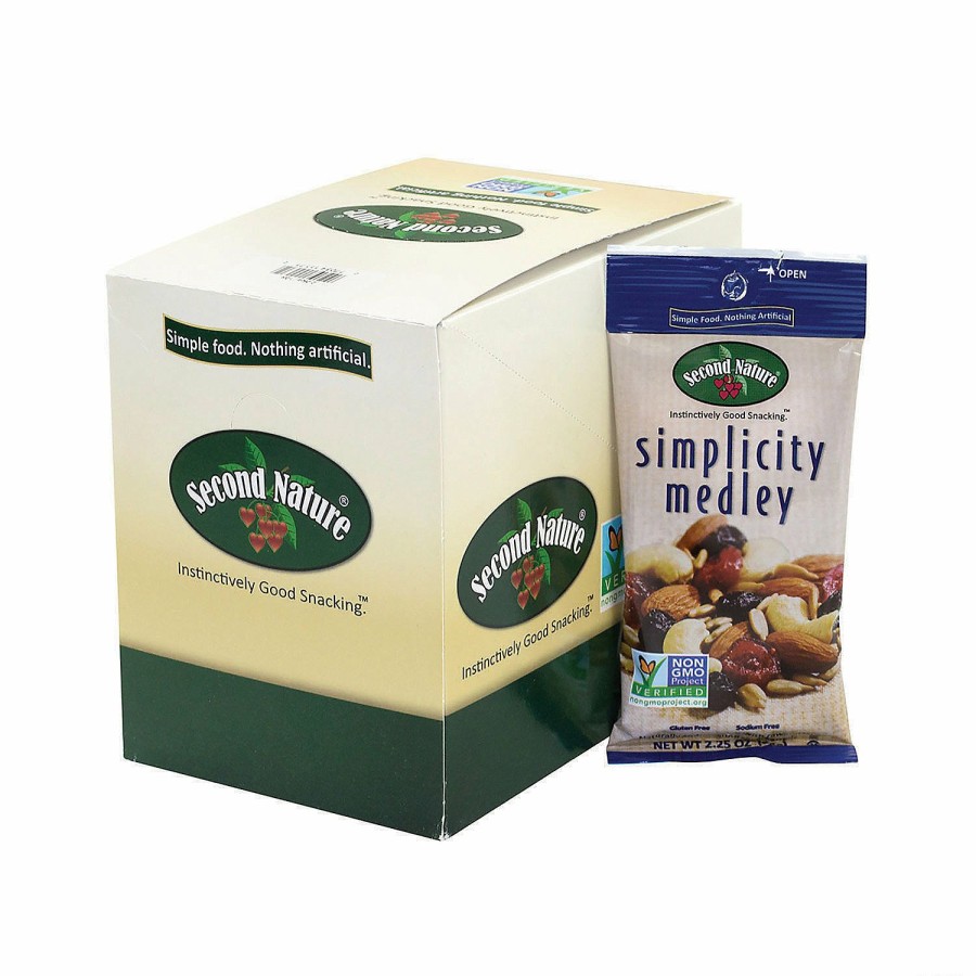 Snacks * | Second Nature Simplicity Medley Mixed Nuts, 2.25 Oz, 12 Count