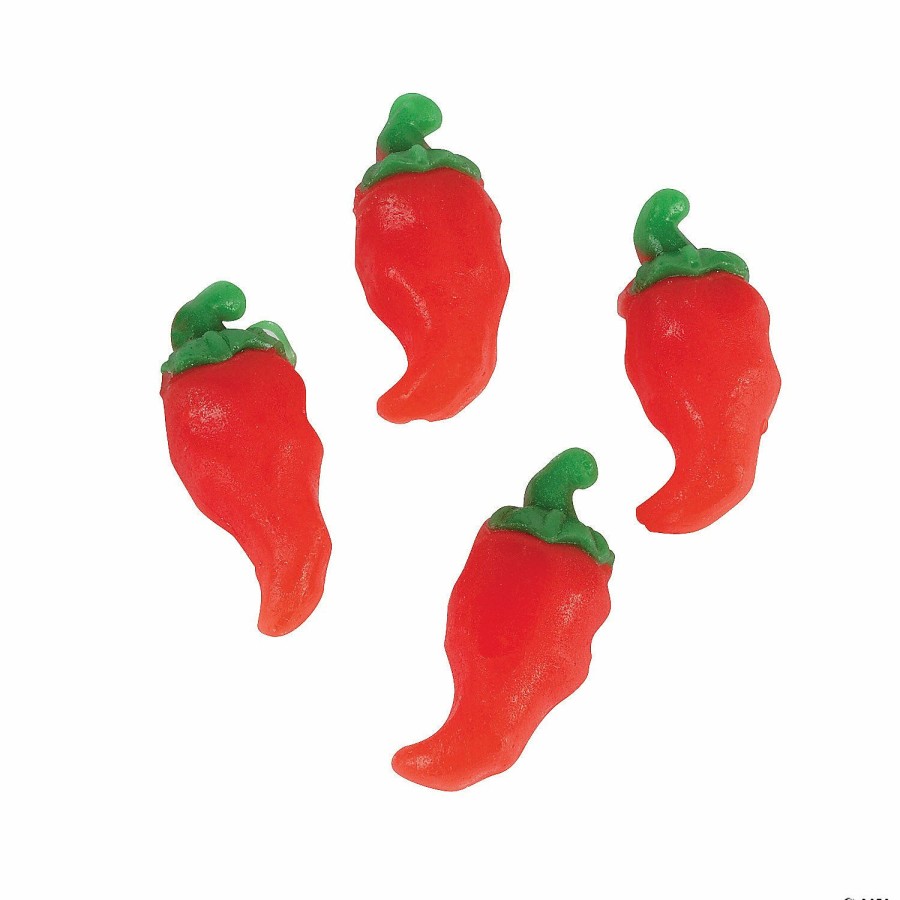 Soft & Chewy Candy * | Chili Pepper-Shaped Gummy Candy 38 Pc.