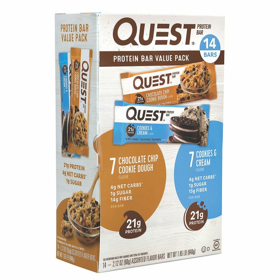 Snacks * | Quest Protein Bar Variety Value Pack, 14 Count