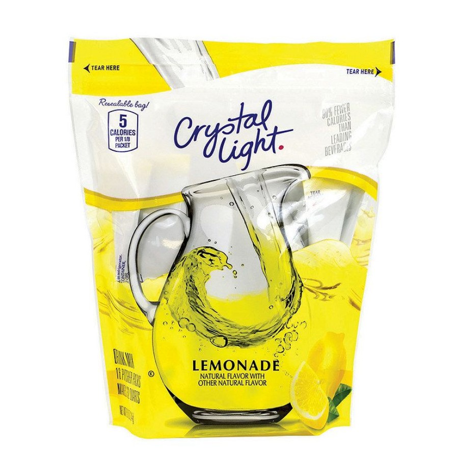 Snacks * | Crystal Light Drink Mix Pitcher Packs Lemonade, 16 Count