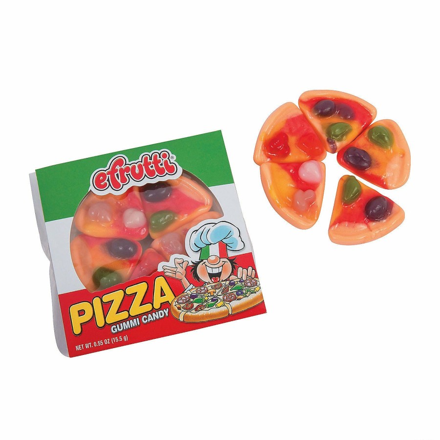 Soft & Chewy Candy * | Efrutti Pizza Gummy Candy 48 Pc.