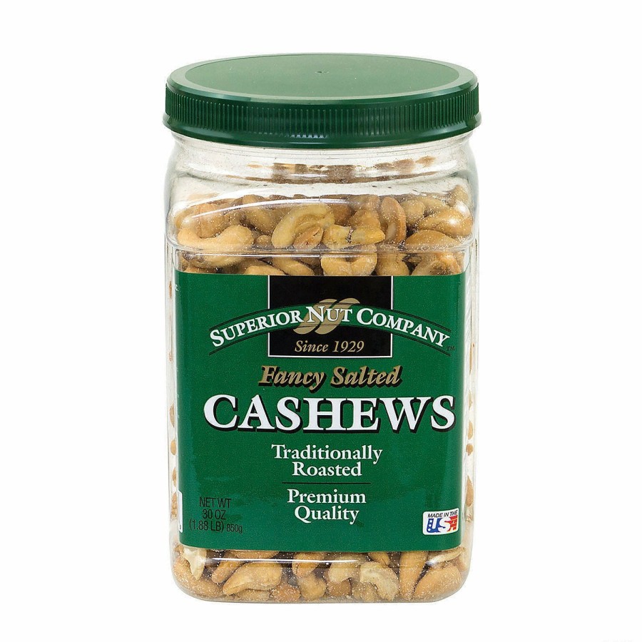 Snacks * | Superior Nut Fancy Salted Roasted Cashews Nut Mix, 30 Oz