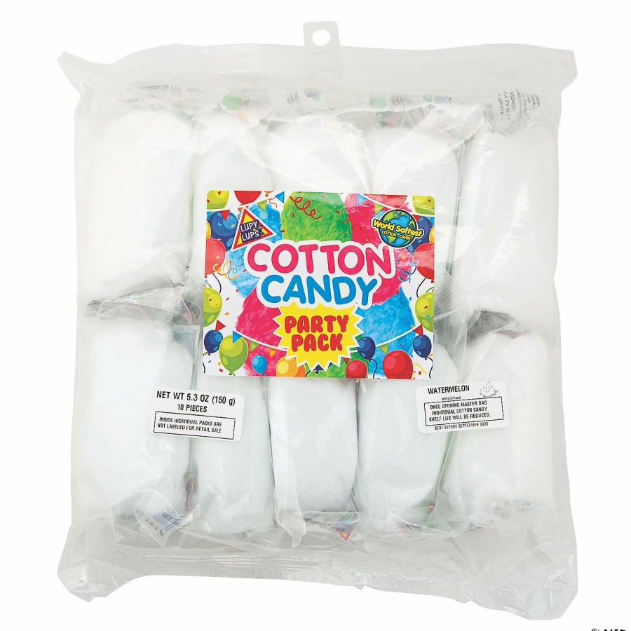 Soft & Chewy Candy * | Cotton Candy Favor Packs 10 Pc.