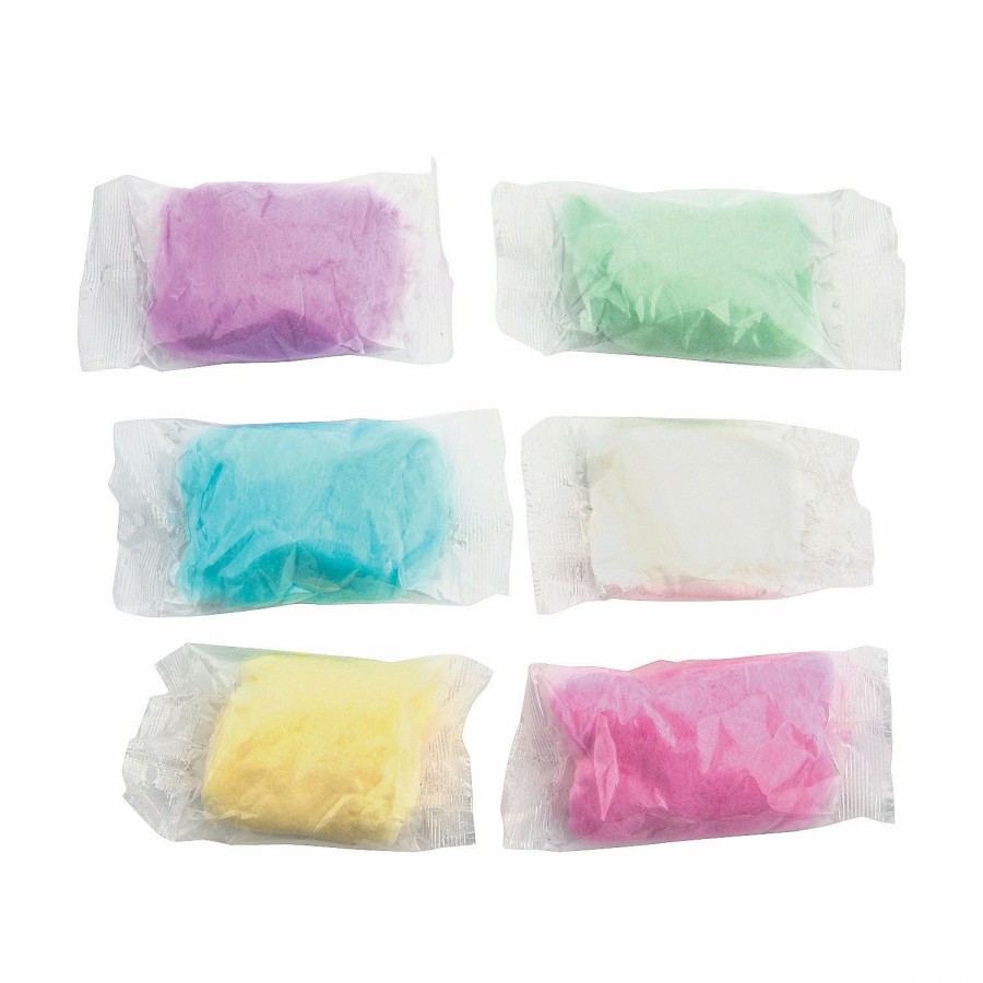 Soft & Chewy Candy * | Assorted Cotton Candy Favor Packs 24 Pc.